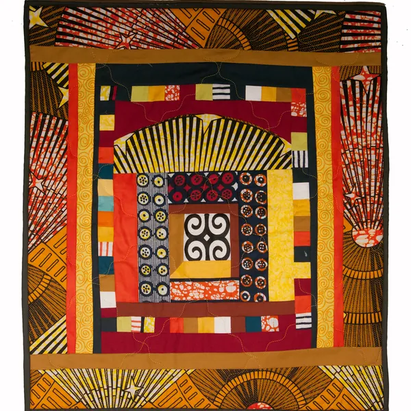 AAQGO Quilt Sampler titled "Window to Understanding"